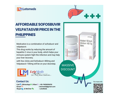 Get Affordable Sofosbuvir 400mg Velpatasvir 100mg Online with LetsMeds